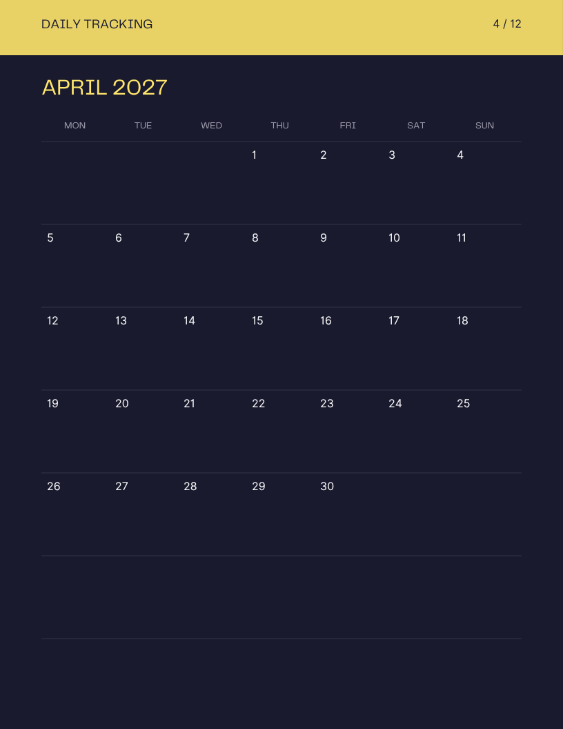 2027 Ultimate Planner